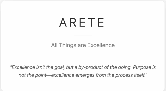 All Things are 'Arete'
